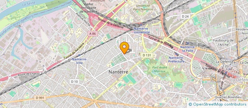 localisation de l'entreprise UNAPEI HAUTS-DE-SEINE à NANTERRE