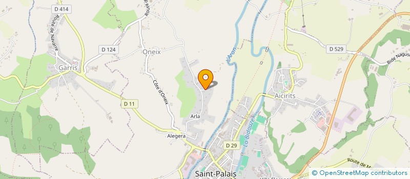 localisation de l'entreprise UNASO  AMENDEUIX-ONEIX