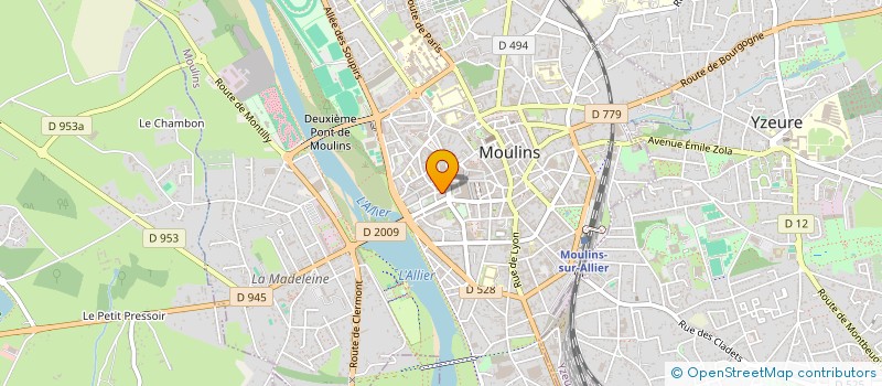 localisation de l'entreprise UNASS ALLIER à MOULINS