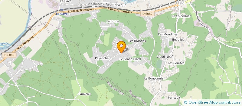 localisation de l'entreprise UNASS FORMATION 24/47 à MARSAC-SUR-L'ISLE