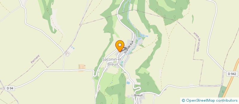 localisation de l'entreprise UNASS FORMATION AISNE à SACONIN-ET-BREUIL
