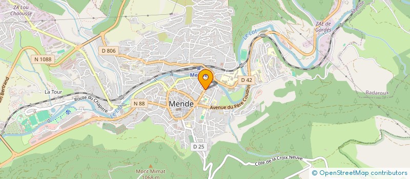 localisation de l'entreprise UNASS FORMATION LOZERE à MENDE