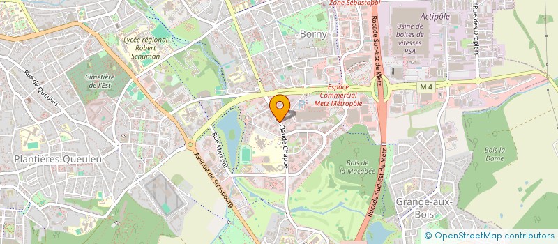 localisation de l'entreprise UNASS NORD-EST  METZ