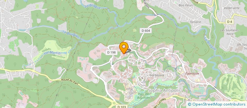 localisation de l'entreprise UNBIAS à VALBONNE