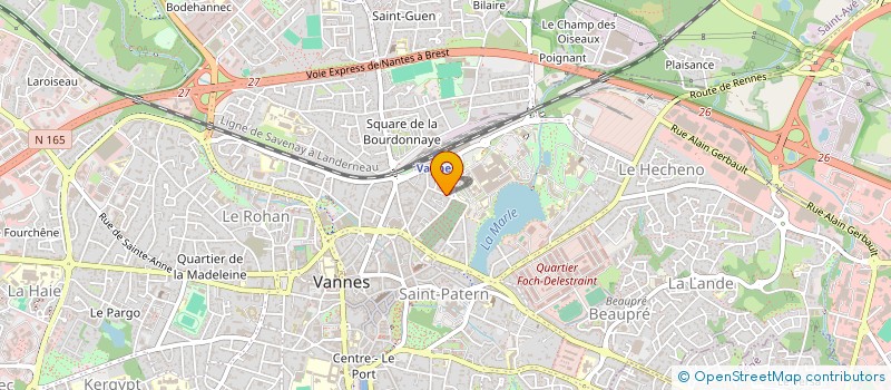 localisation de l'entreprise UNBIZA à VANNES