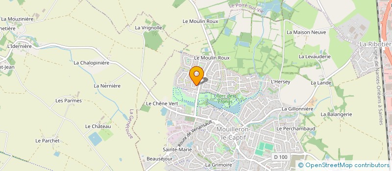 localisation de l'entreprise UNBLOCKING  MOUILLERON-LE-CAPTIF