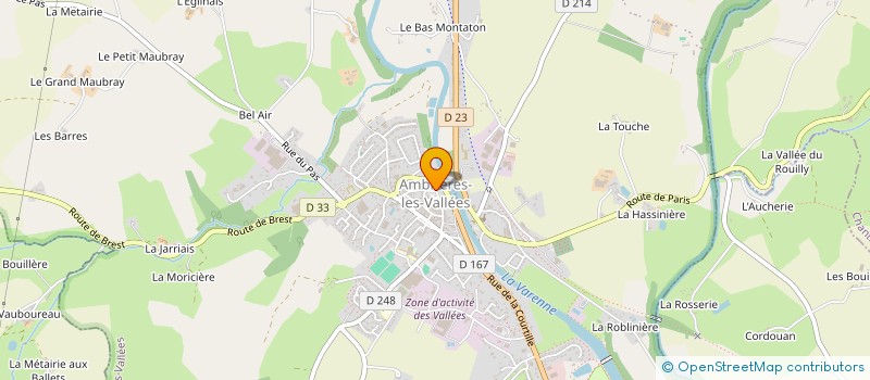 localisation de l'entreprise UNC AMBRIERES LES VALLEES  AMBRIERES-LES-VALLEES