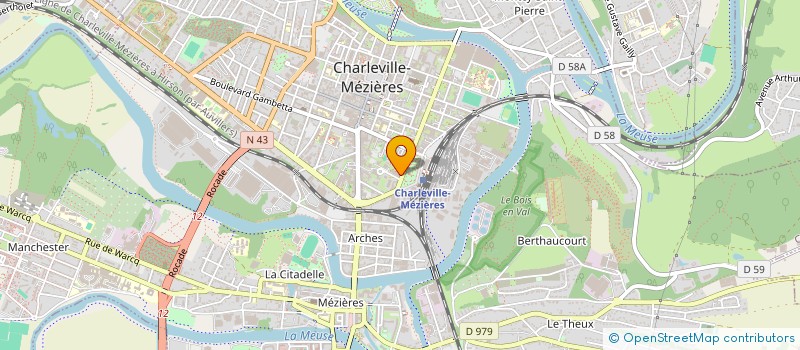 localisation de l'entreprise UNC CHARLEVILLE MEZIERES  CHARLEVILLE-MEZIERES