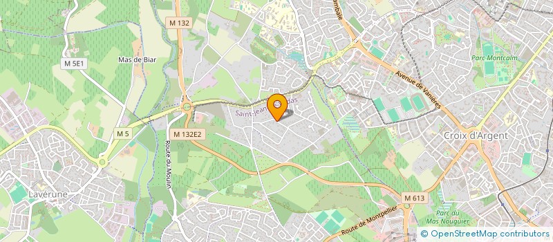 localisation de l'entreprise UNC - IMMO  SAINT-JEAN-DE-VEDAS