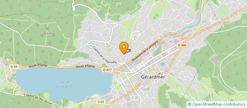 localisation de l'entreprise UNCAFN SECTION DE GERARDMER  GERARDMER