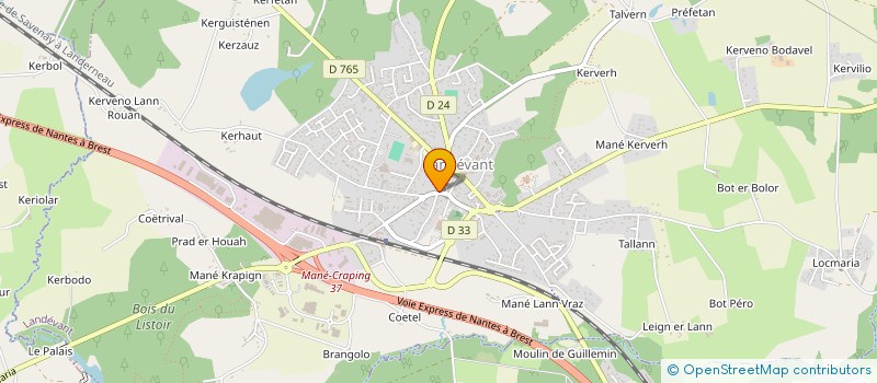 localisation de l'entreprise UNCLE BREIZH à LANDEVANT