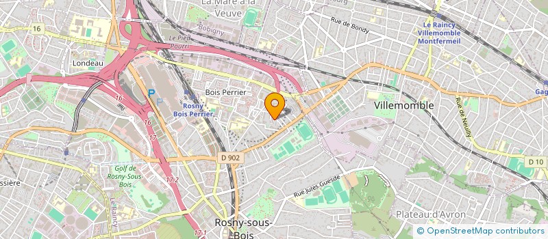 localisation de l'entreprise UNCLE MIKE'S FOOD à ROSNY-SOUS-BOIS
