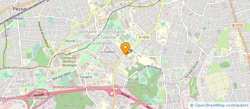 localisation de l'entreprise UNCLE SAM PRODUCTION  TALENCE