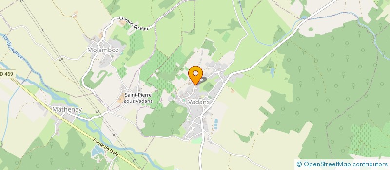 localisation de l'entreprise UNCLE VAP' ARBOIS à ARBOIS