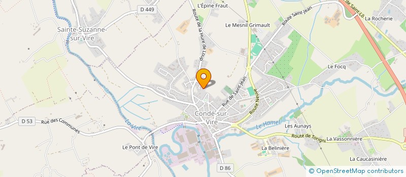 localisation de l'entreprise UNDA  CONDE-SUR-VIRE