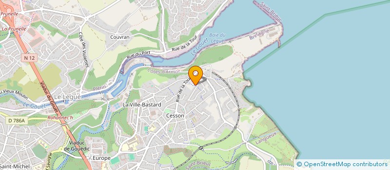 localisation de l'entreprise UNDA MARIS  SAINT-BRIEUC