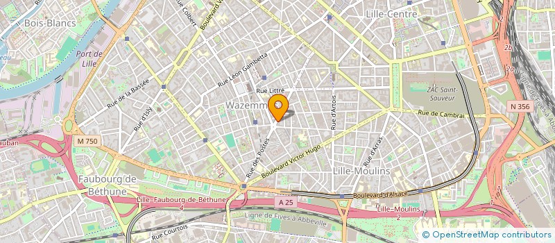 localisation de l'entreprise UNDER THE RAINBOW  LILLE