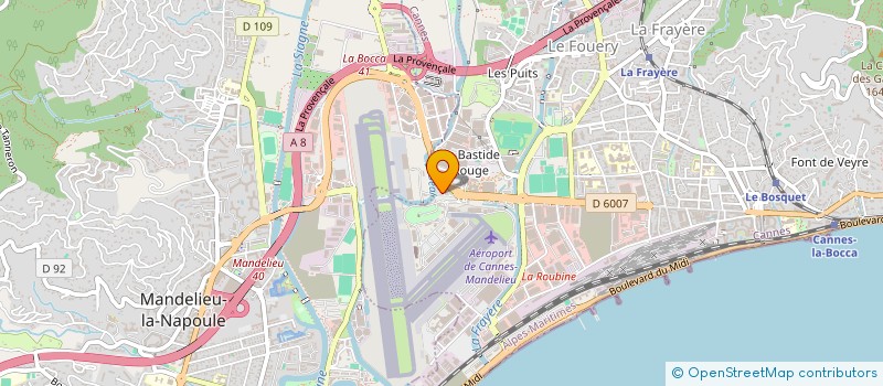 localisation de l'entreprise UNDERDONE SARL à CANNES