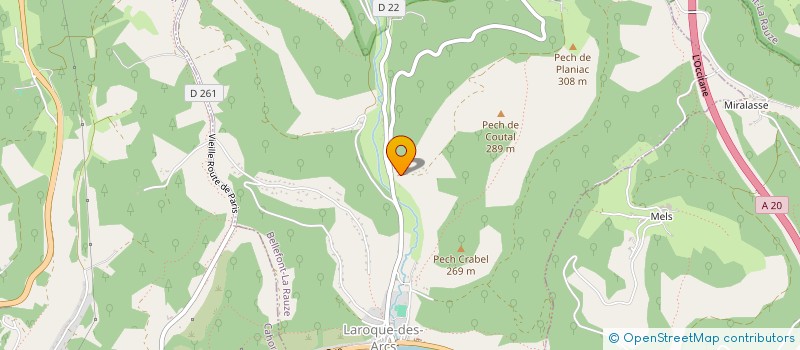 localisation de l'entreprise UNDERGRANGE  BELLEFONT-LA RAUZE