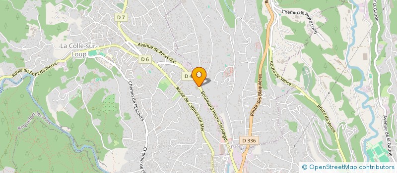 localisation de l'entreprise UNDERGROUND  LA COLLE-SUR-LOUP