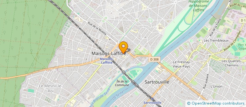 localisation de l'entreprise UNDERGROUND ACADEMY à MAISONS-LAFFITTE