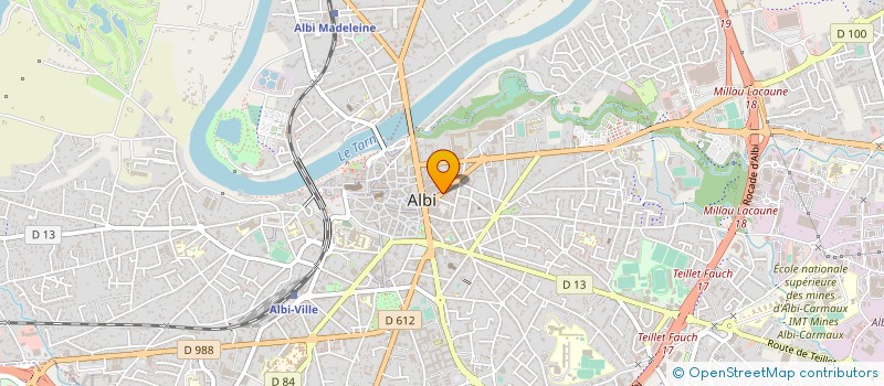 localisation de l'entreprise UNDERGROUND CONNEXION à ALBI