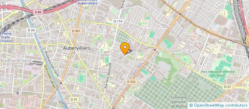 localisation de l'entreprise UNDERGROUND NOISES  AUBERVILLIERS