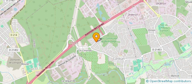 localisation de l'entreprise UNDERGROUND SOCIETY - US  CANEJAN