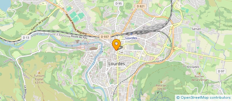 localisation de l'entreprise UNDERGROUND SOUTH EVENT  LOURDES