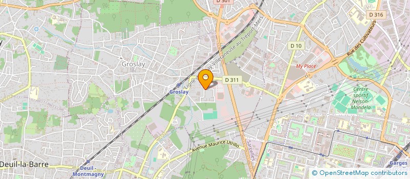 localisation de l'entreprise UNDERLOC  GROSLAY