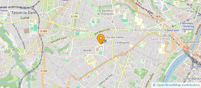 localisation de l'entreprise UNDERROCK à LYON
