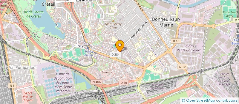 localisation de l'entreprise UNDERSCOR à CRETEIL