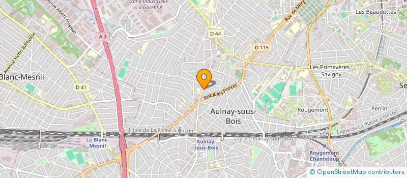localisation de l'entreprise UNDERSHOW à AULNAY-SOUS-BOIS