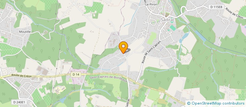 localisation de l'entreprise UNDERTAKE BATI  SADIRAC