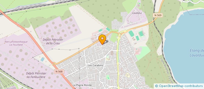 localisation de l'entreprise UNE AFFAIRE DE VINS  FOS-SUR-MER