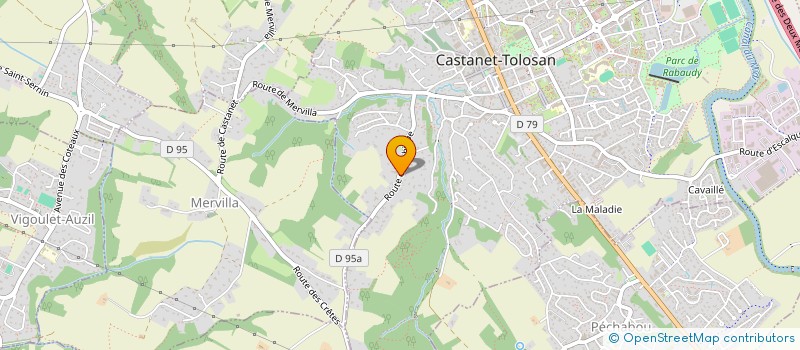 localisation de l'entreprise UNE ALOUETTE à CASTANET-TOLOSAN