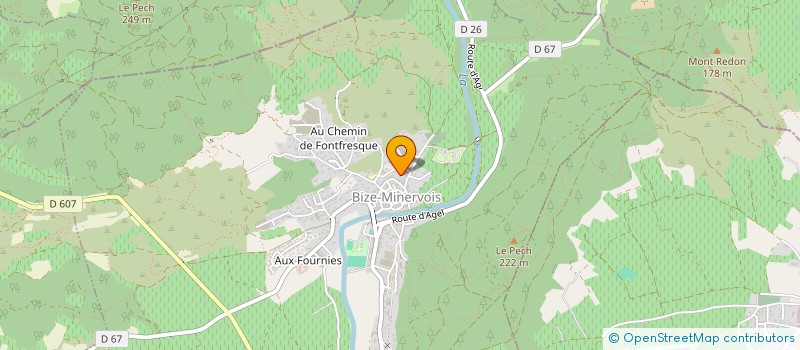 localisation de l'entreprise UNE AUTRE ALUR  BIZE-MINERVOIS