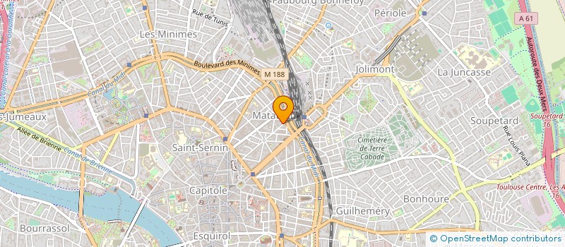 localisation de l'entreprise UNE AUTRE CHANCE à TOULOUSE