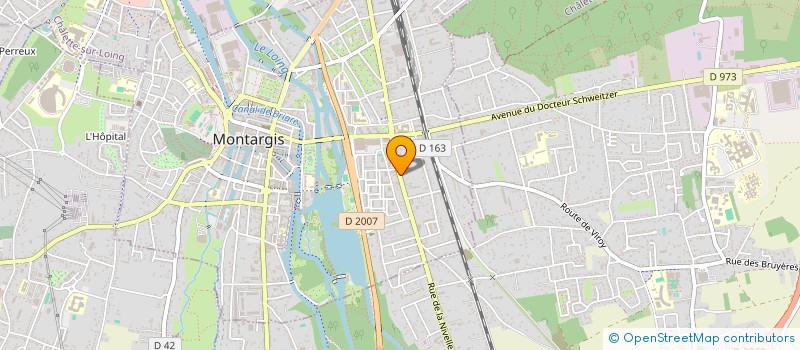 localisation de l'entreprise UNE AUTRE EDUCATION POUR UN AUTRE AVENIR à MONTARGIS