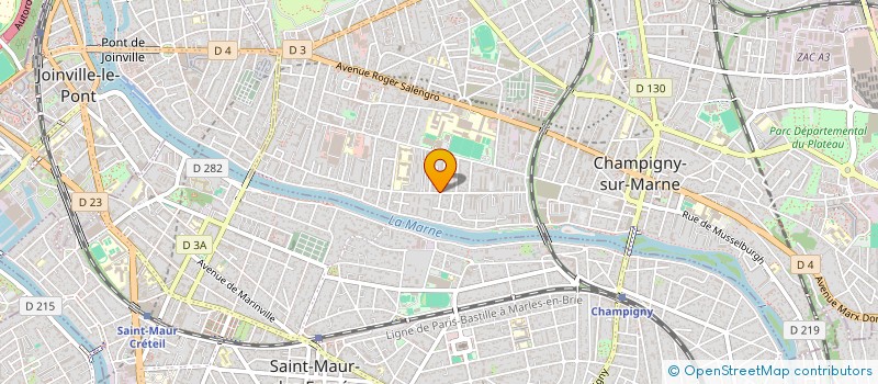 localisation de l'entreprise UNE AUTRE FEMME à CHAMPIGNY-SUR-MARNE