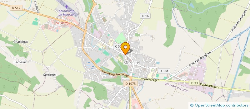 localisation de l'entreprise UNE AUTRE HISTOIRE  MORESTEL