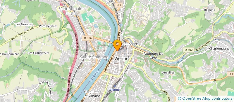 localisation de l'entreprise UNE AUTRE IDEE à VIENNE