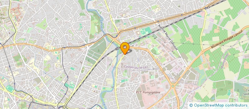 localisation de l'entreprise UNE AUTRE LANGUE MONTPELLIER à CASTELNAU-LE-LEZ