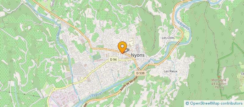 localisation de l'entreprise UNE AUTRE MAISON à NYONS