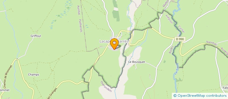 localisation de l'entreprise UNE AUTRE MARCHE à LACAPELLE-BARRES