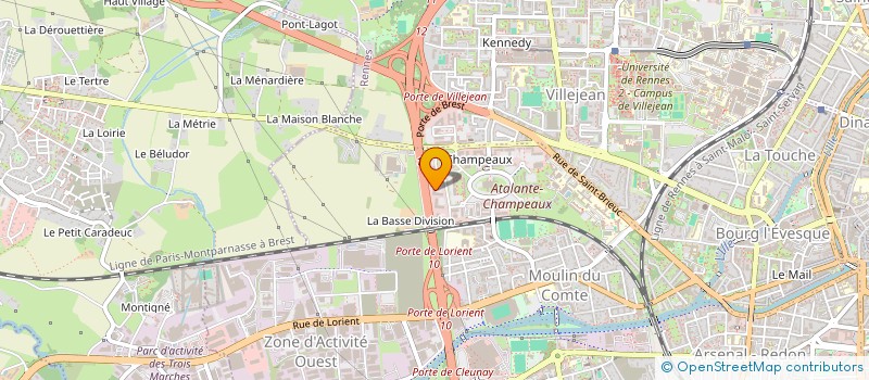 localisation de l'entreprise UNE AUTRE PERSPECTIVE  RENNES
