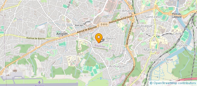 localisation de l'entreprise UNE BALLADE POUR JUSTINE ET LOU à BAYONNE