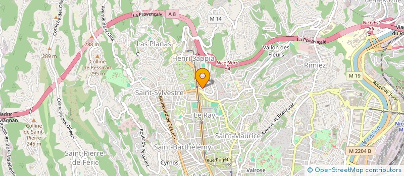 localisation de l'entreprise UNE BASE A NICE à NICE