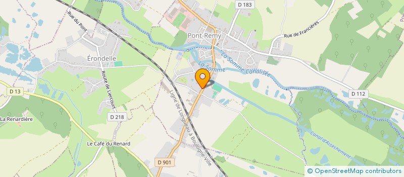 localisation de l'entreprise UNE BELLE ECHAPPEE à PONT-REMY