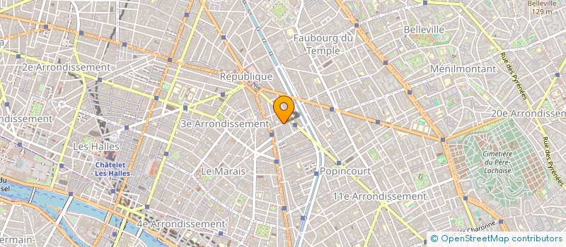 localisation de l'entreprise UNE BONNE EXCUSE  PARIS